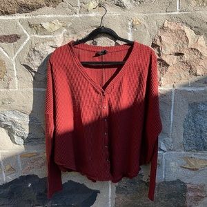 Urban Outfitters Out From Under Waffle Top